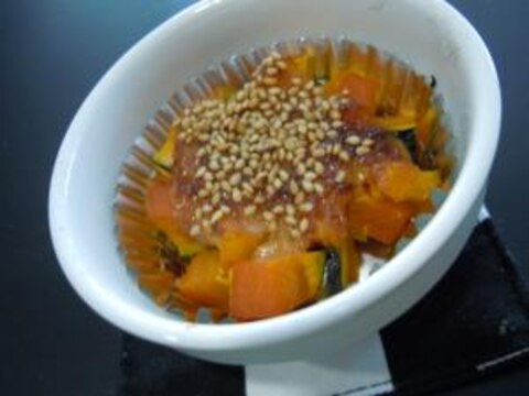 お弁当に☆かぼちゃの味噌マヨ焼き